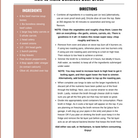 NUsisters New Start. Overhaul. How to make delicious beef broth recipes.